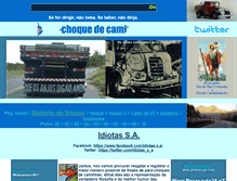 Tablet Screenshot of parachoquedecaminhao.com.br
